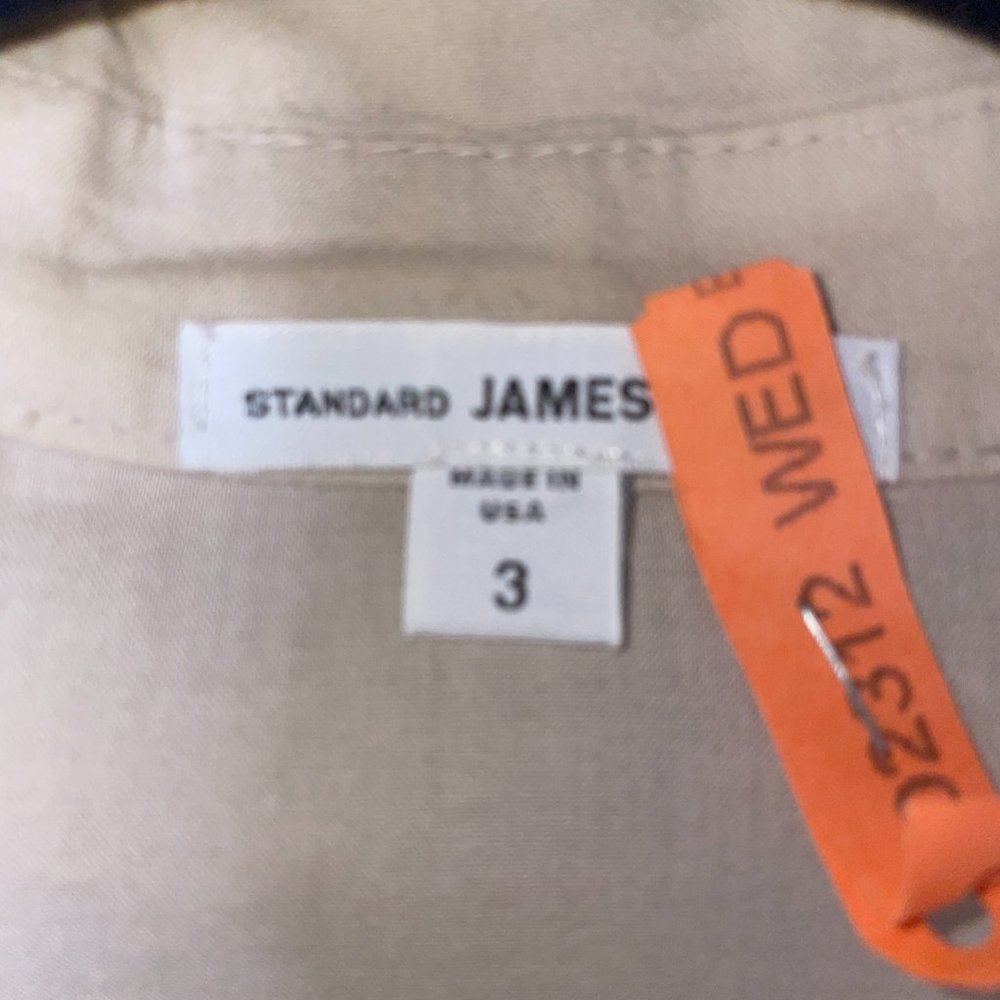 James Perse Contrast Ribbed Surplus Shirt - Picture 5 of 7